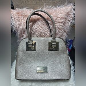 Marc New York Double Handle  Taupe Satchel Handbag